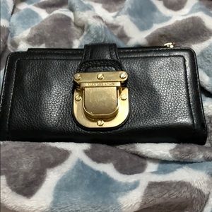 Michael Kors black leather wallet